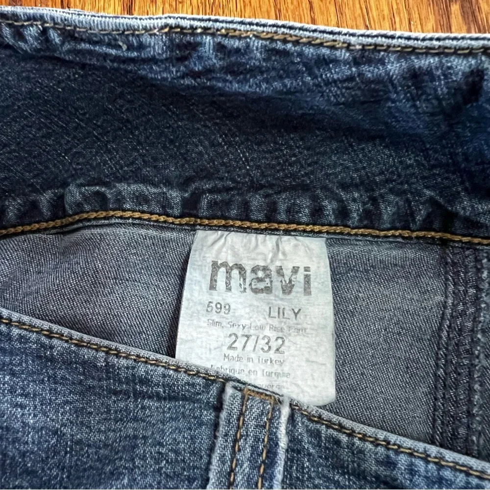 MAVI • Lily Blue Low Rise Denim Jeans - Picture 4 of 7